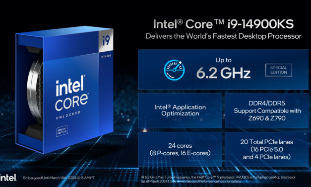 Waste of Sand – Intel Unveils The 6.2GHz Core i9-14900KS Processor Priced at $700