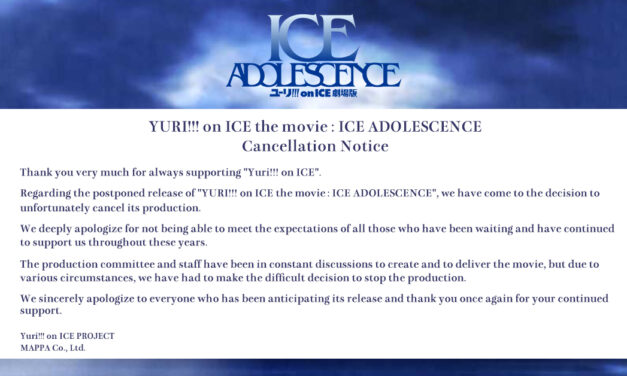 MAPPA Cancels Yuri!!! on ICE Movie After 7 Year Wait