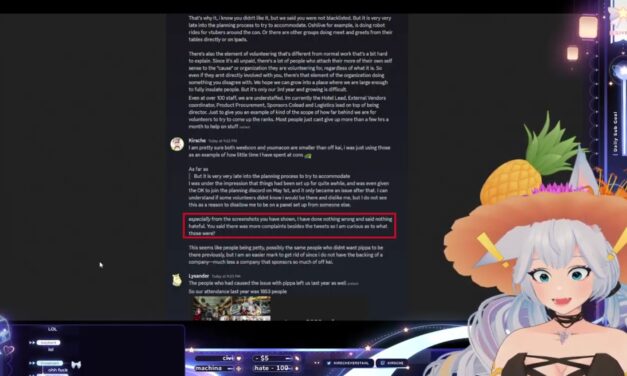 Independent VTuber “Kirsche” Excluded from Offkai Expo Panel Due to Wrongthink